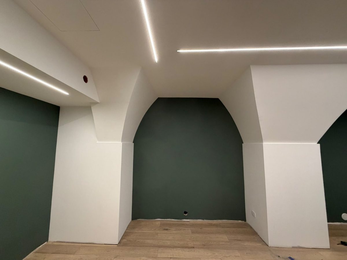 Controsoffitti e luce — cartongesso A.S.H. Finiture Contract