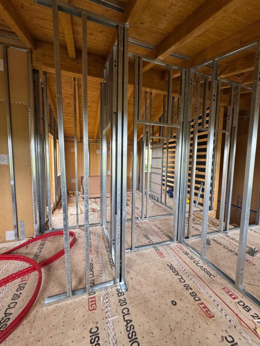 Costruzione a secco realizzata da A.S.H. Finiture Contract